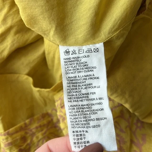 Cleobella Luna Smocked Mini Dress Camellia Yellow - Picture 14 of 14